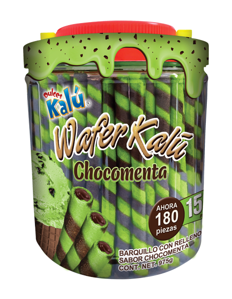 fotografía wafer chocomenta 975g