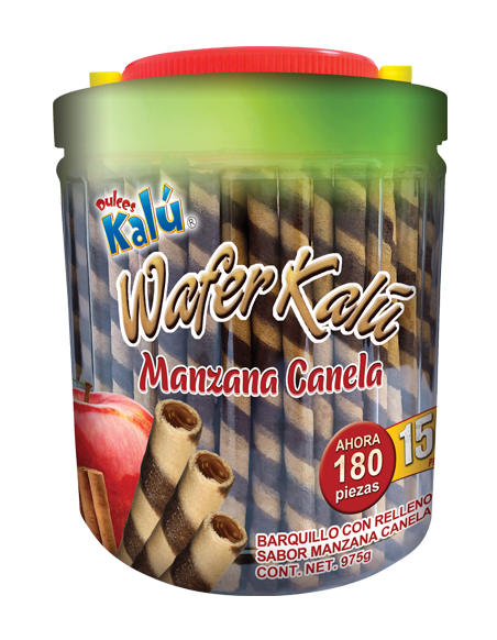 fotografía wafer manzanacanela 975g