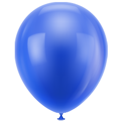 royal blue balloon photo