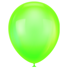 Neon Green  balloon photo